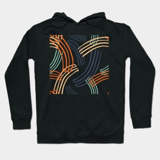 Abstract Lines And Soft Colors Hoodie